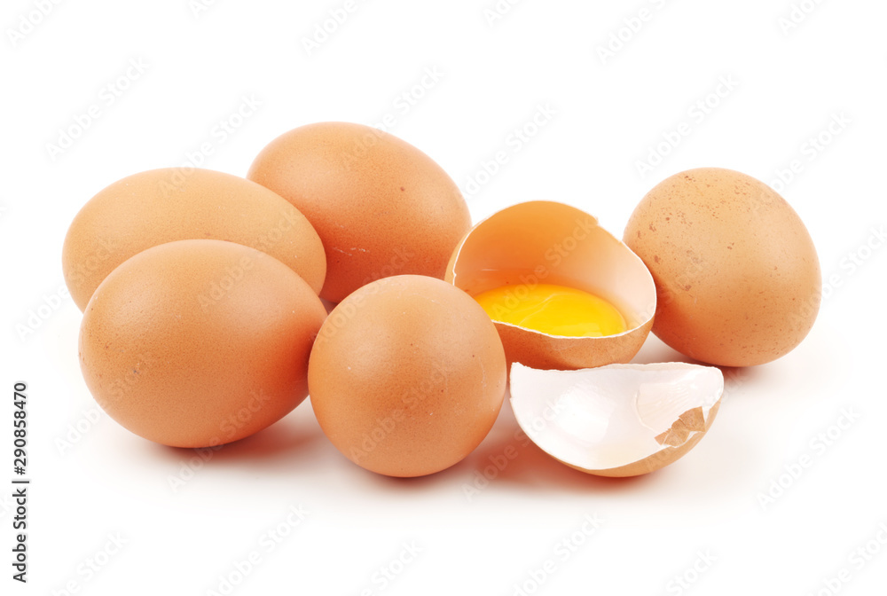 Egg on white background Egg on white background