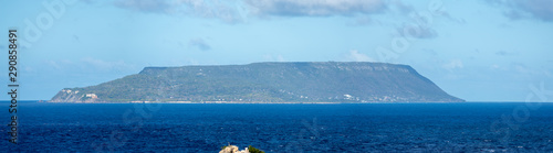 Panorama ile de la Désirade Antilles Guadeloupe France 