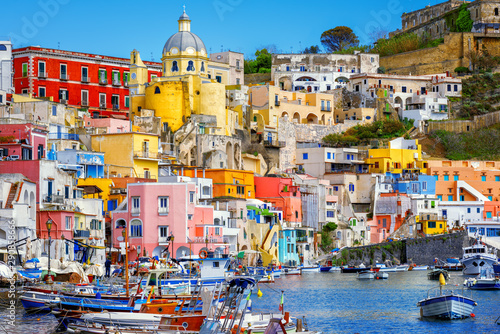 Photos Old town port of Procida island, Naples, Italy