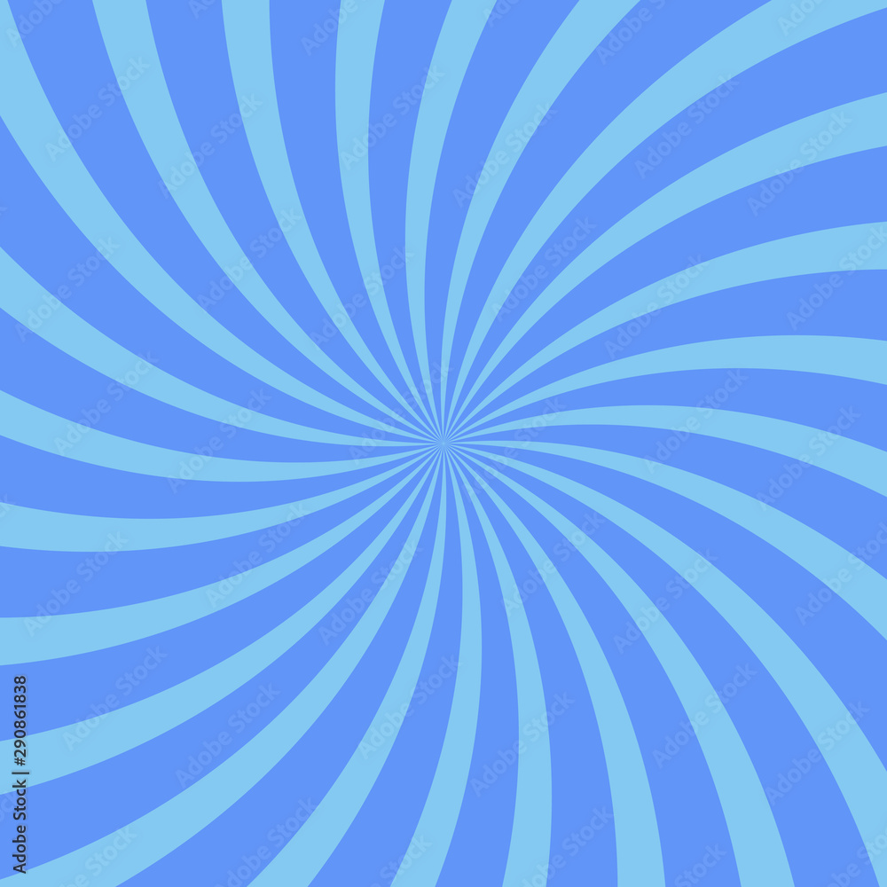 Blue swirl background, poster design template, vector illustration Blue swirl background, poster design template, vector illustration