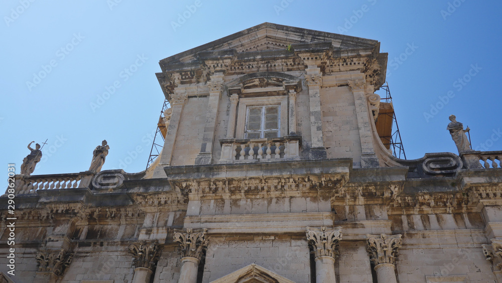 Croatia, Ancient buildings at Zadar and Dubrovnik old town