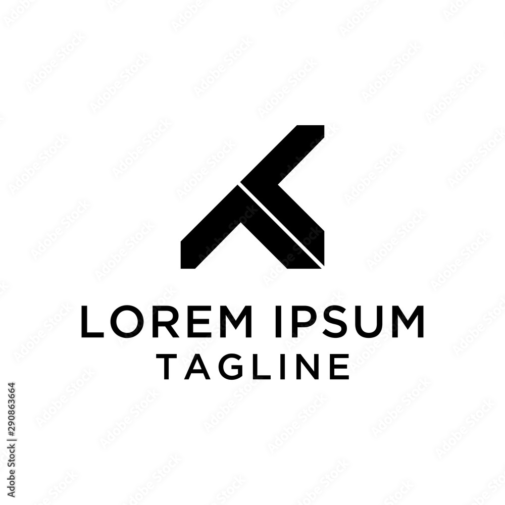 initial letter logo TK,KT, logo template initial letter logo TK,KT, logo template