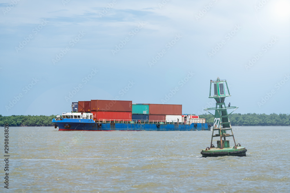 lateral post or lateral mark is a sea mark used in maritime pilotage to