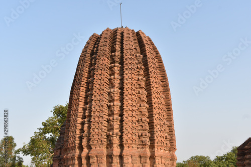 BEAUTIFUL ARCHITECTURE IN TEMPLE OF NIBIA KHERA UTTAR PRADESH INDIA
