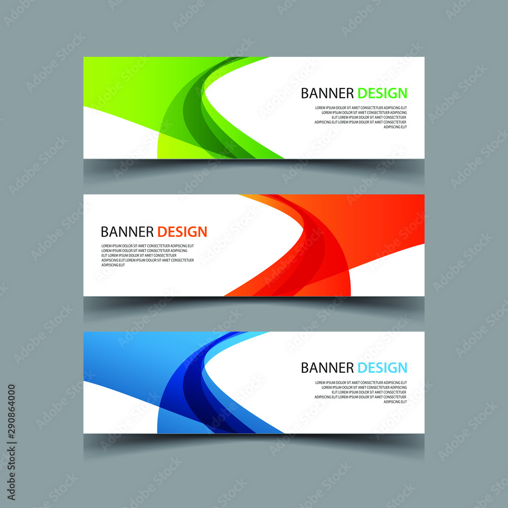 Fototapeta premium Vector Abstract design banner web template