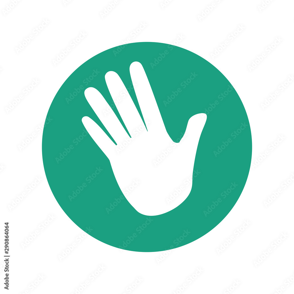 hand human isolated icon vector illustration hand human isolated icon vector illustration