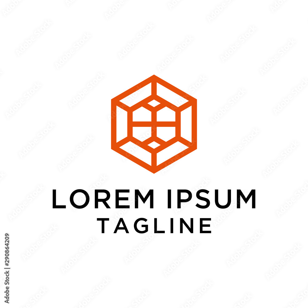 Icon Geometric Abstract Logo Template Icon Geometric Abstract Logo Template