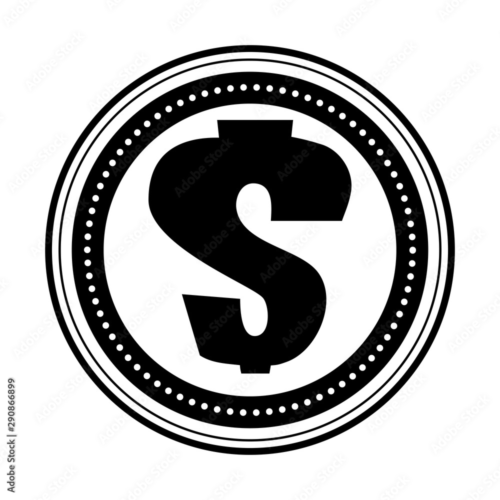money symbol with ribbon vector illustration money symbol with ribbon vector illustration