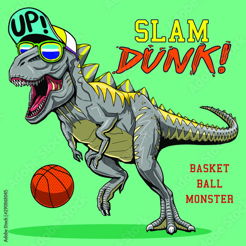 cartoon funny dinosaur illustration graphic design