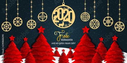 Weihnachten - Frohe Weihnachten. Weihnachtskarte