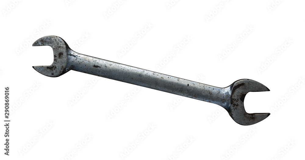 wrench on white background wrench on white background