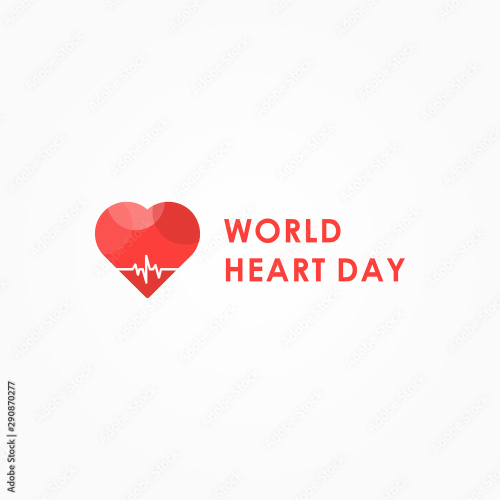 World Heart Day Design Template Vector illustration