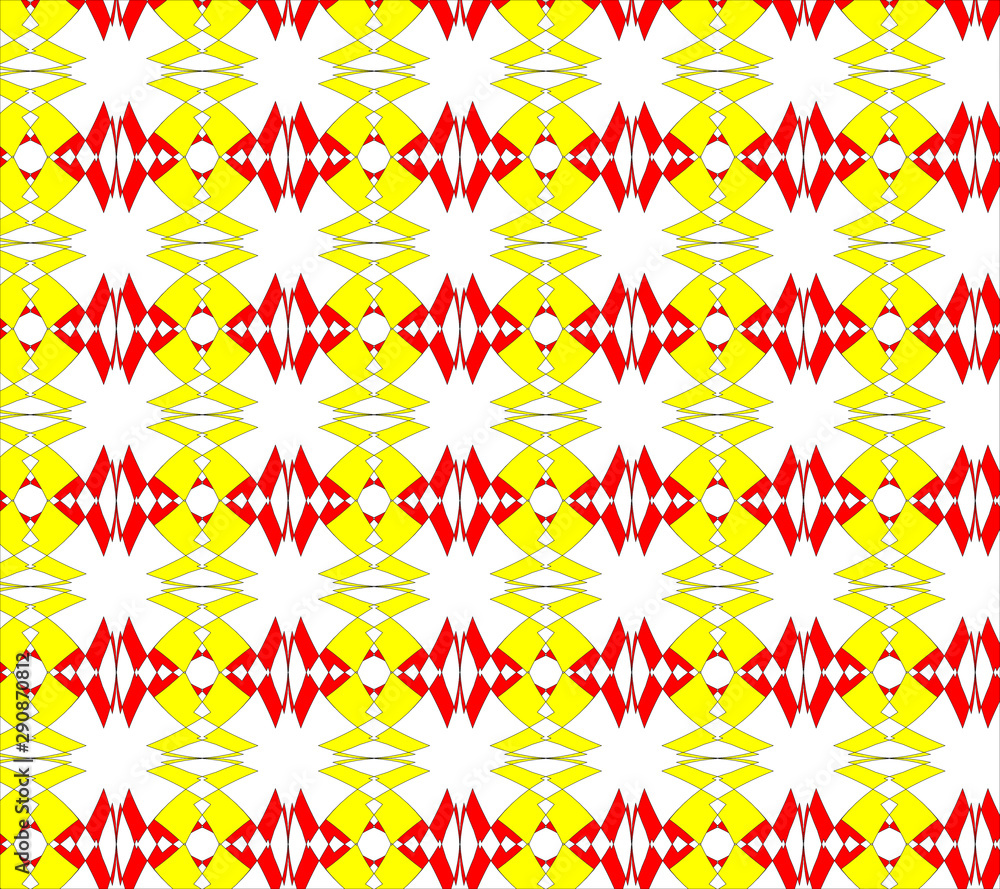 Fototapeta premium Abstract pattern design art black and white color background and wallpaper 