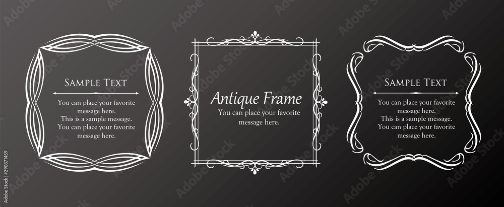 ハロウィンフレーム　テンプレート　シンプル　