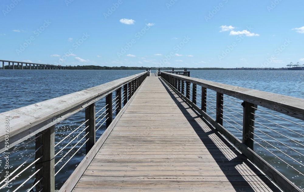 pier on the lake