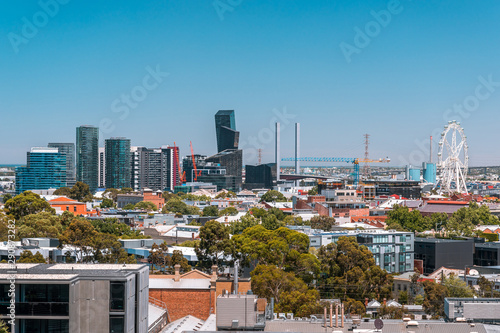 Panoramic view of Docklands, Melbourne, Australia