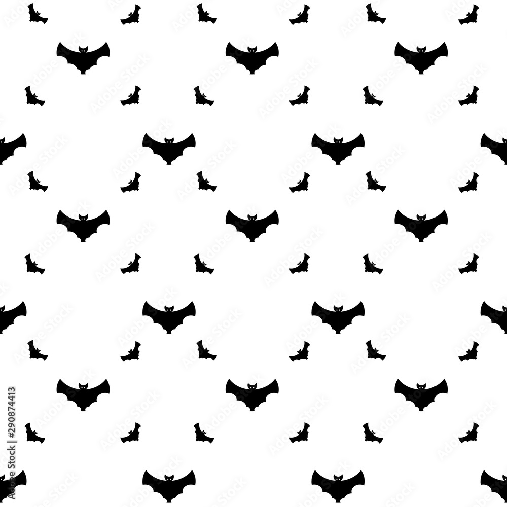 Bats seamless pattern background icon. Halloween background Bats seamless pattern background icon. Halloween background