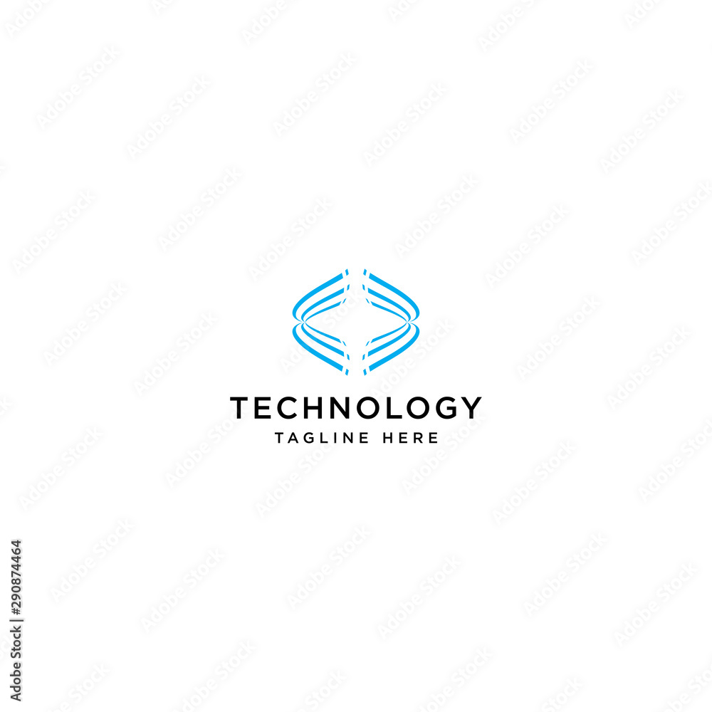 wing tech logo design. vector wing tech logo design. vector