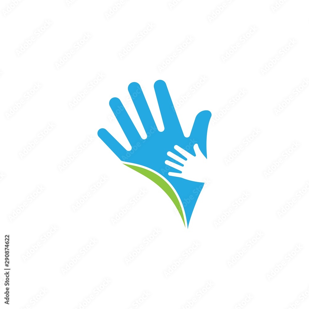 Hand Care Logo Template vector icon Business Hand Care Logo Template vector icon Business