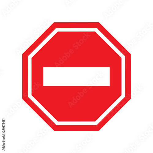 stop sign icon vector design template Free Download stop sign icon vector design template - GFXLoad