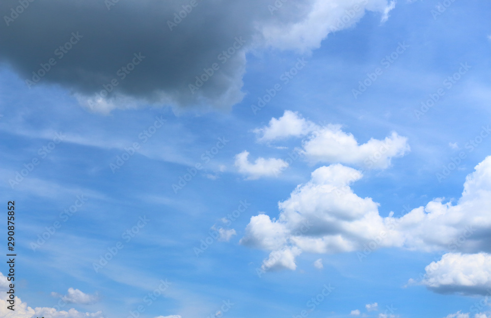 Fototapeta premium Blue sky and white cloud