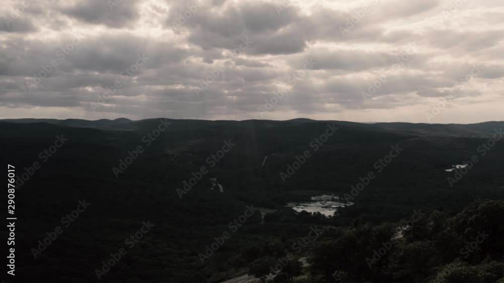 Aerial flying over mountains and lakes 4k Aerial flying over mountains and lakes 4k