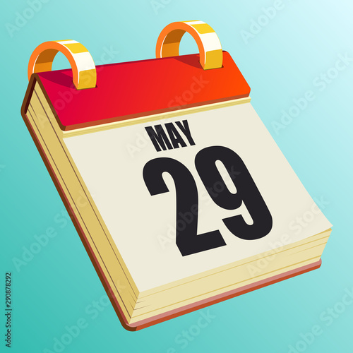 May 29 on Red Calendar