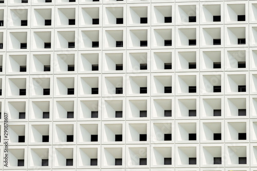 close up architecture and pattern design of office wall . © Rattanachai