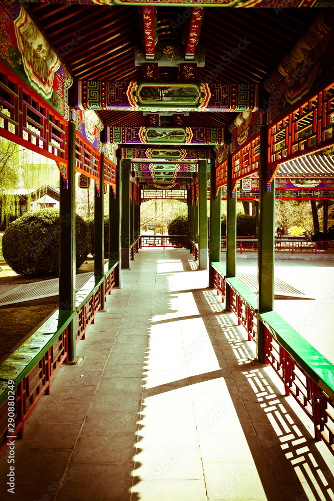 Inside the Forbidden City in Beijing.