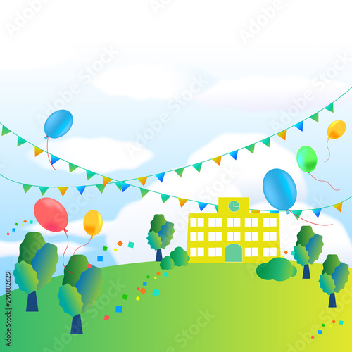 学校行事　文化祭　体育祭　学校　学園