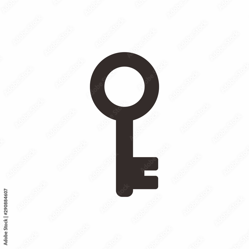 Key icon logo design template vector illustration Key icon logo design template vector illustration