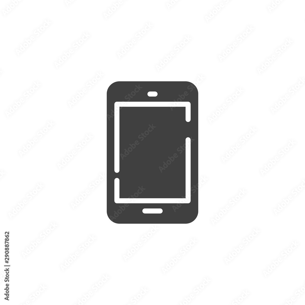 Mobile phone vector icon. Telephone filled flat sign for mobile concept and web design. Smartphone glyph icon. Symbol, logo illustration. Vector graphics Mobile phone vector icon. Telephone filled flat sign for mobile concept and web design. Smartphone glyph icon. Symbol, logo illustration. Vector graphics