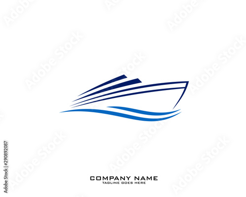 Boat Transport Logo Template