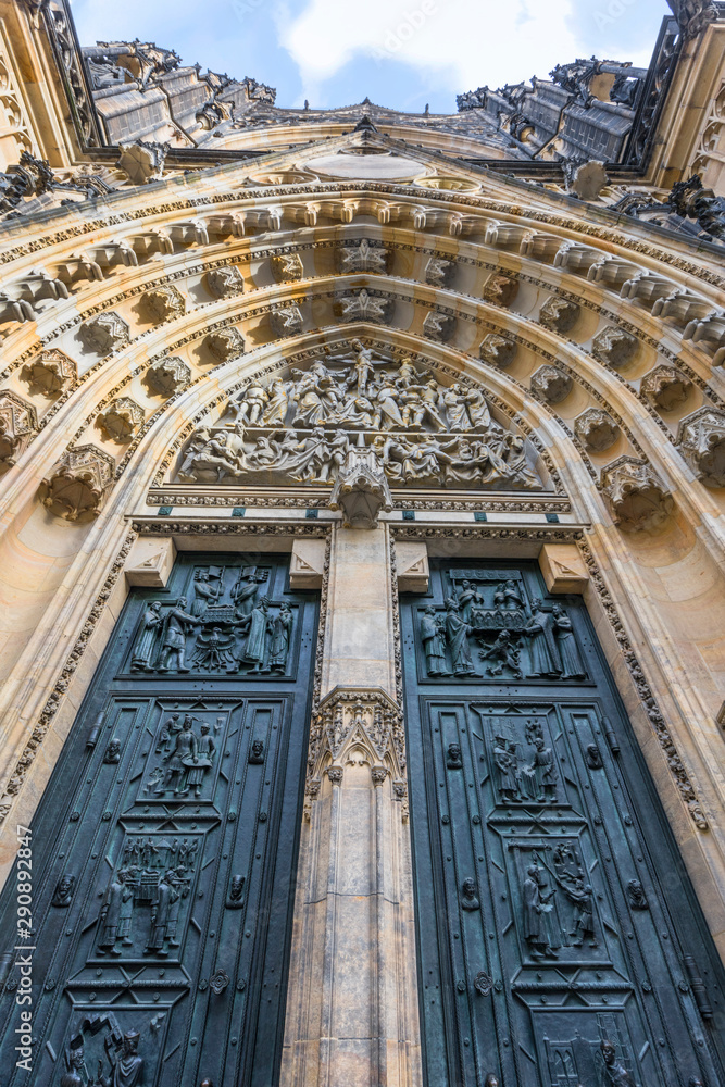 Arrchitectural fragment on Prague castle