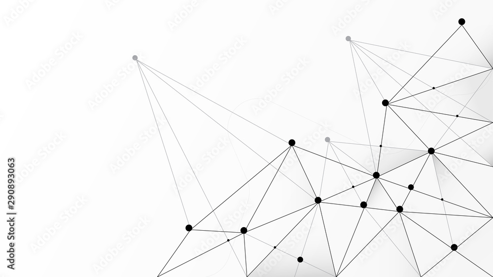 Wireframe vector black and white background Wireframe vector black and white background