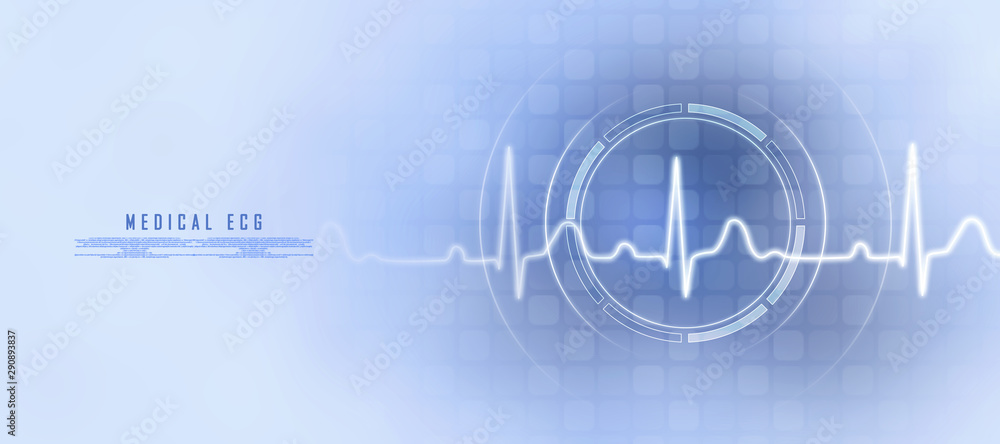 Obraz premium 2D illustration medical structure background