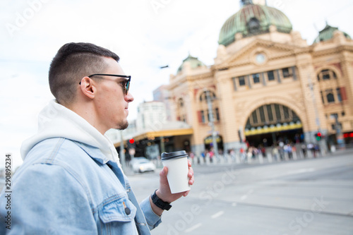 Male Tourist in Melbourne © Craig
