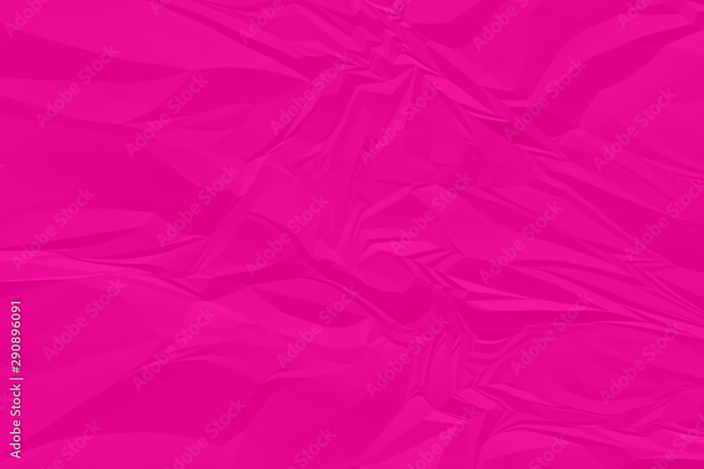 Fototapeta premium crumpled pink paper background close up