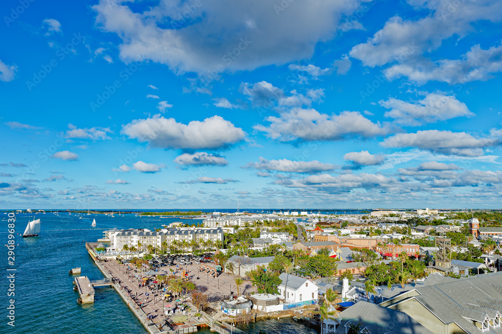 Downtown Key West's rooftop view