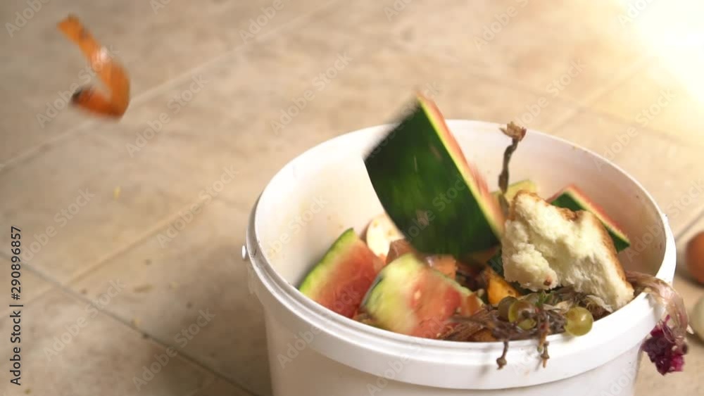 Throw away food. Food waste or food loss is food that is discarded or