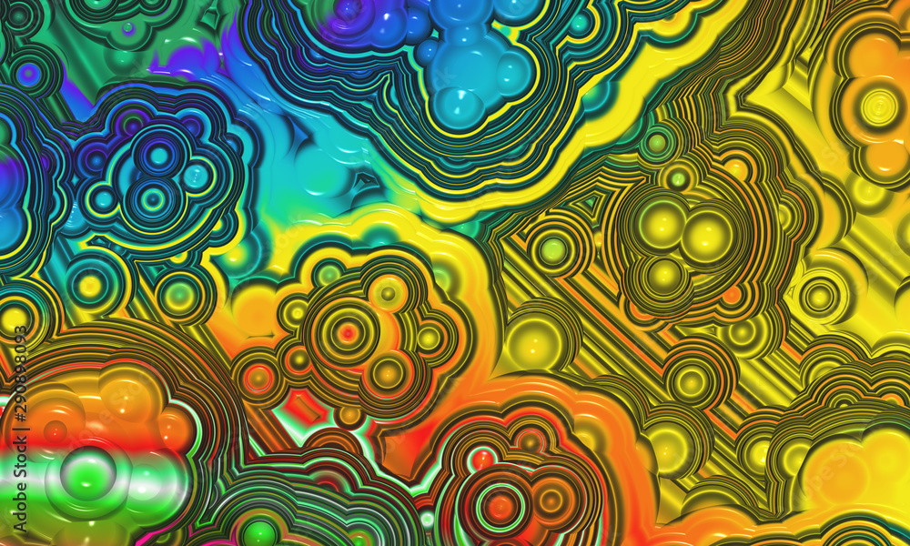 Beautiful abstract background for art projects, cards, business, posters. 3D illustration, computer-generated fractal Beautiful abstract background for art projects, cards, business, posters. 3D illustration, computer-generated fractal