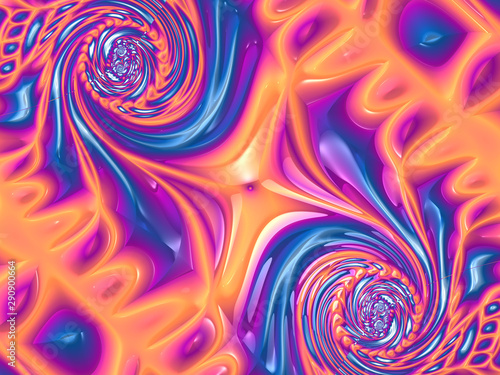Beautiful abstract background for art projects  cards  business  posters. 3D illustration  computer-generated fractal