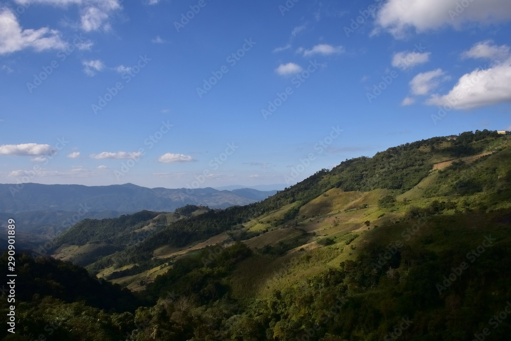 Doi Pha Tang is one of the famous tourist attractions in Chiang Rai Province. In the sub-district area Wiang Kaen District Chiang Rai Doi Pha Tang is a mountain peak in the Luang Prabang mountain rang