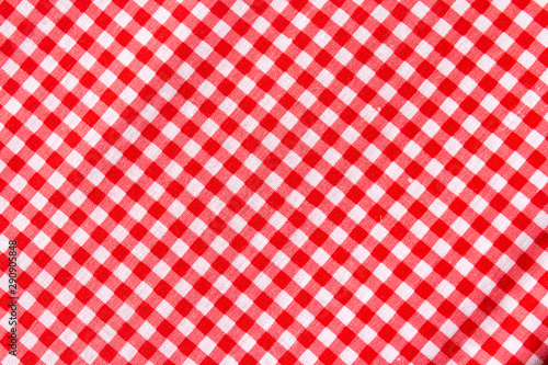 Classic red table cloth texture background 