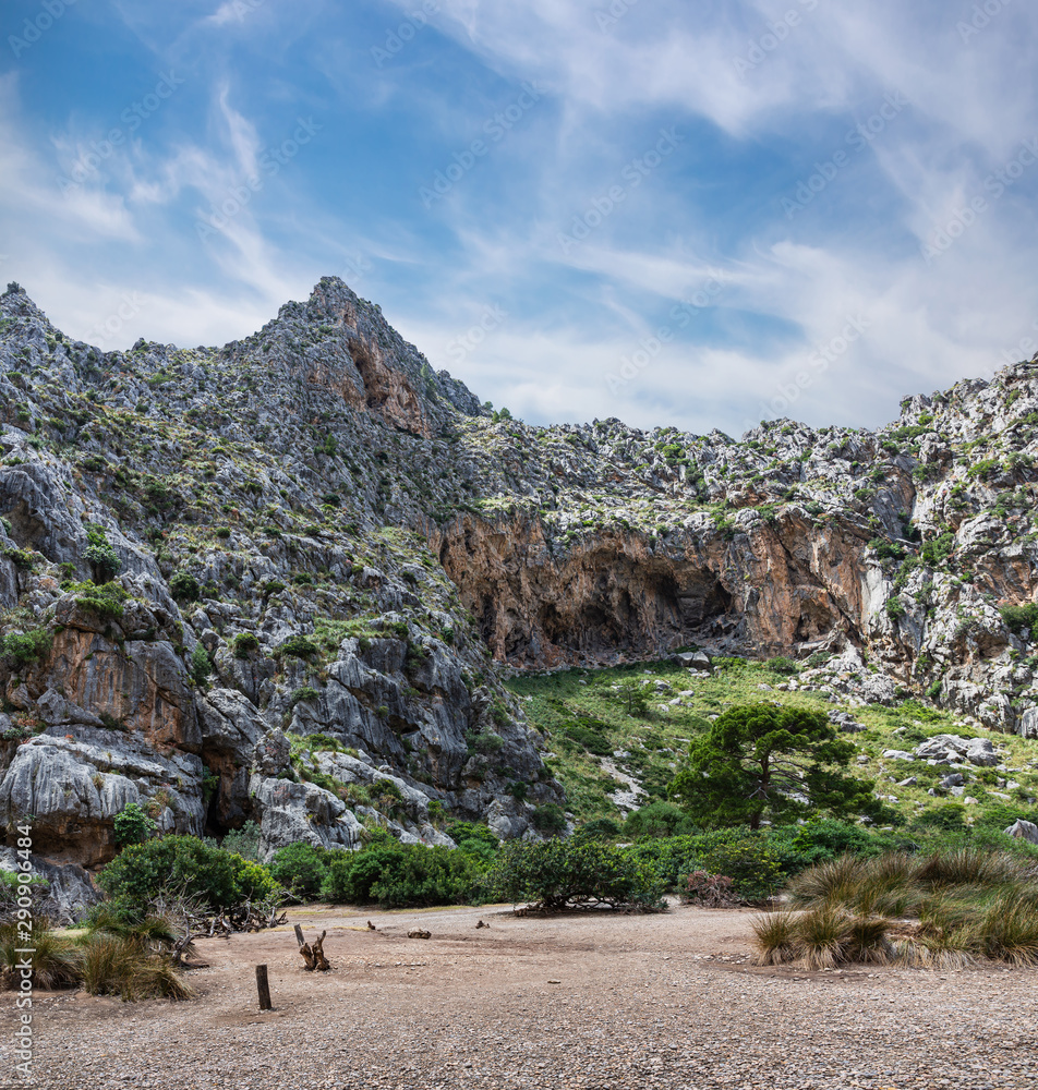 Torrent de Pareis, Canyon de la Calobra in the island of Mallorca