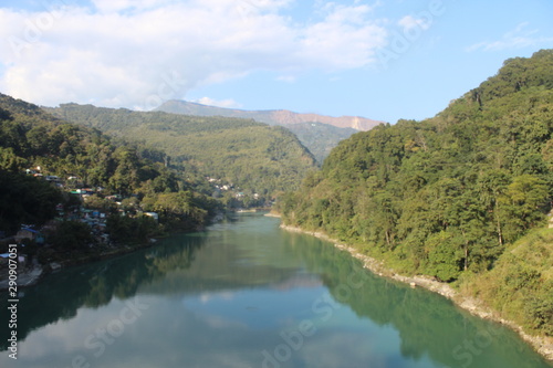 river in the mountains