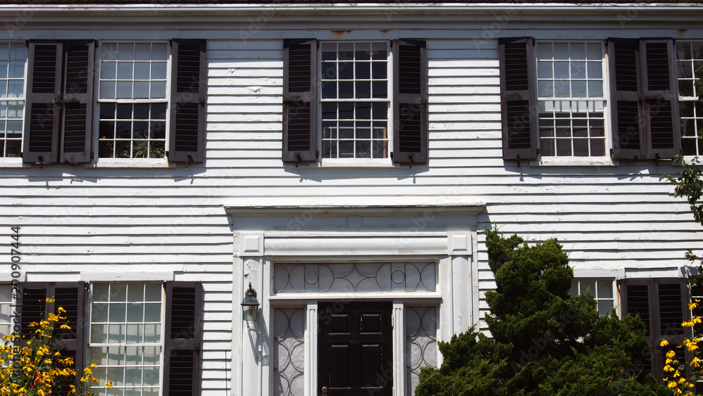 Provincetown, Cape Cod, Massachusetts, USA: historische Holzhäuser
