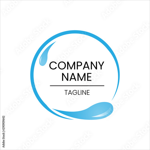 Water Drop logo, icon, template vector EPS 10 