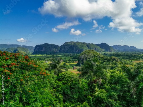 Landscape in Viñales, Pinar del Rio, Cuba
