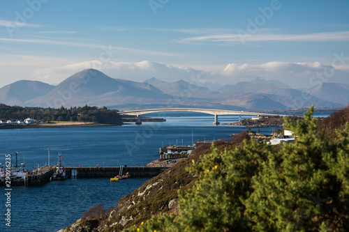 Tableau sur toile bridge to isle of skye